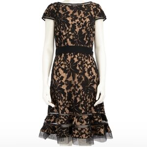 Tadashi Shoji Textured Lace Dress Size 2